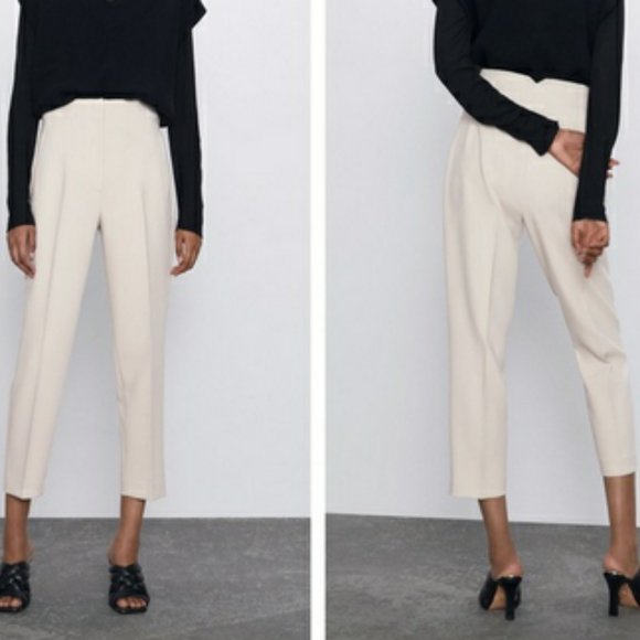 Zara High-waisted Pleated Pant size M - Picture 16 of 16